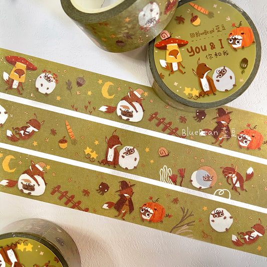 BlueBean You & I Cute Washi Tape