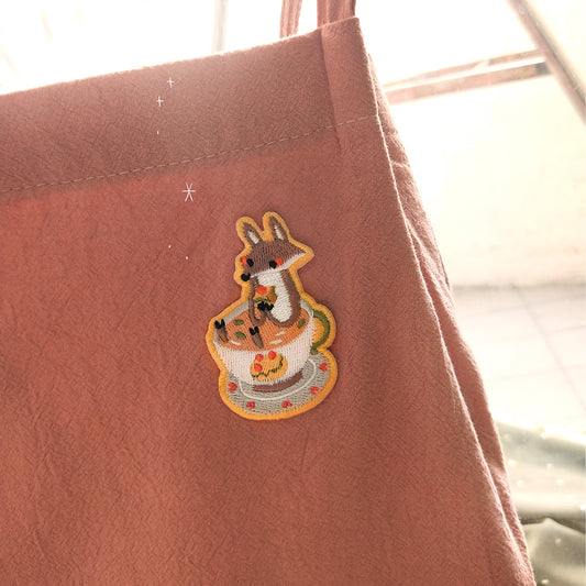 BlueBean Teatime Iron on Patch