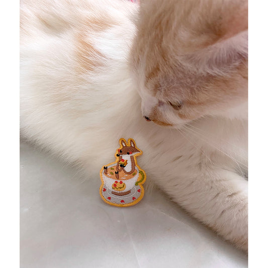 BlueBean Teatime Iron on Patch