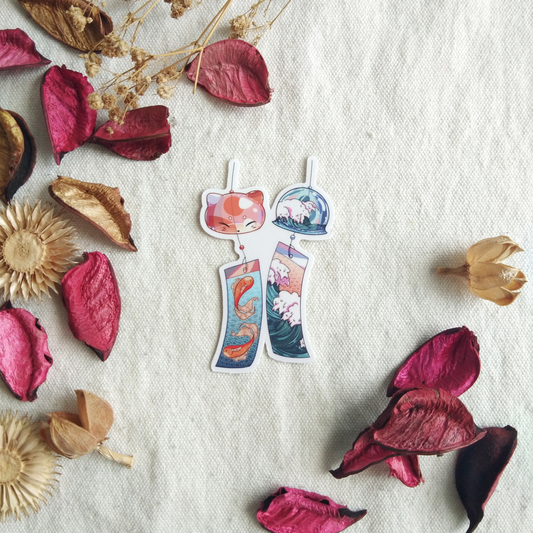Japanese Wind Chimes Sticker