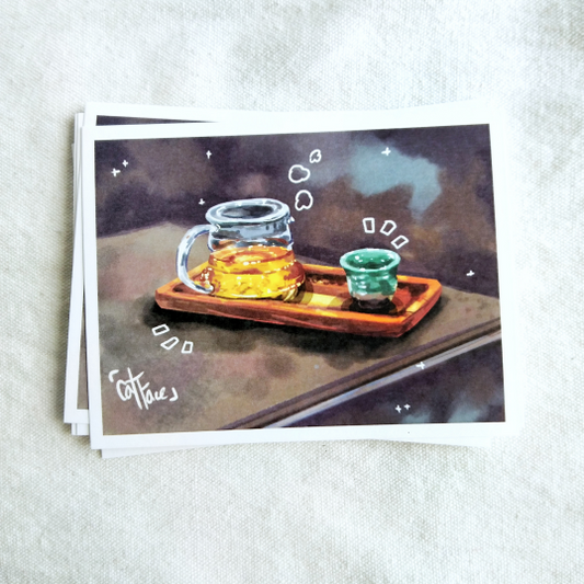 Pot of Tea Art Print