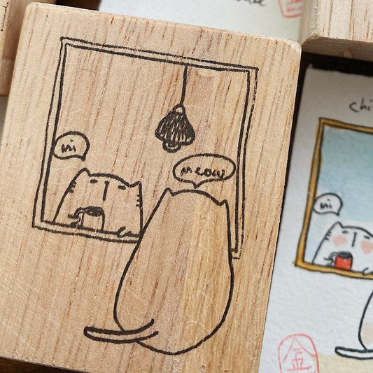 Catdoo rubber stamp - Chit chat (CD3691328)