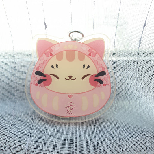 Ai Daruma Acrylic Keychain