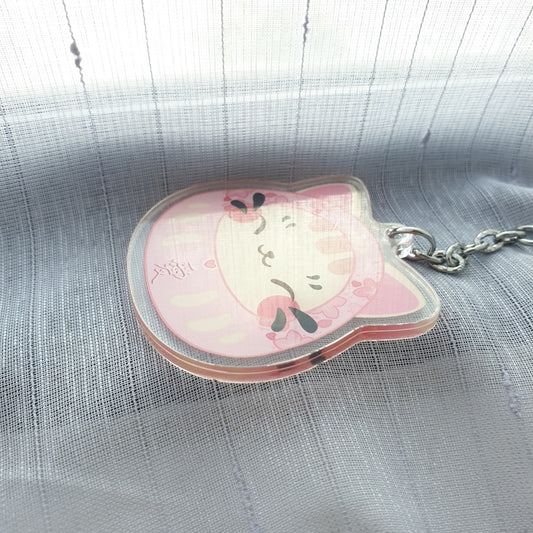 Ai Daruma Acrylic Keychain