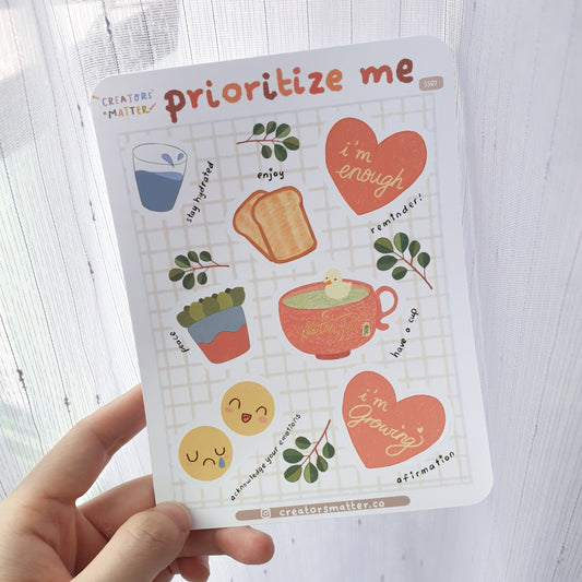 Prioritize Me Sticker Sheet