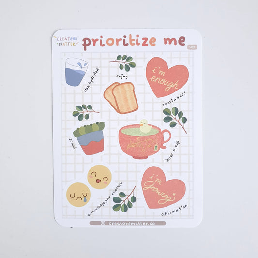 Prioritize Me Sticker Sheet