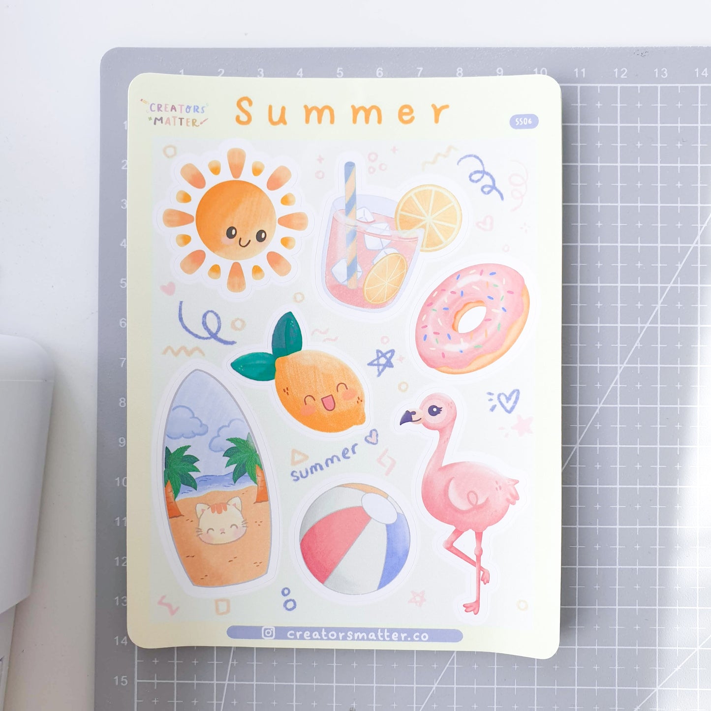 Creators Matter | Summer Sticker Sheet