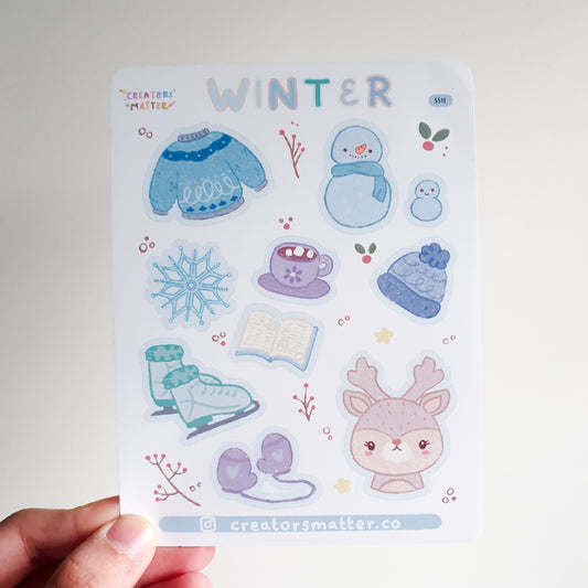 Creators Matter | Winter Sticker Sheet