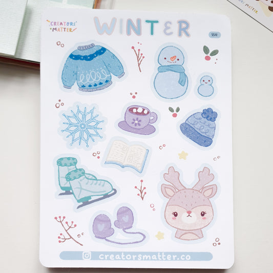 Creators Matter | Winter Sticker Sheet
