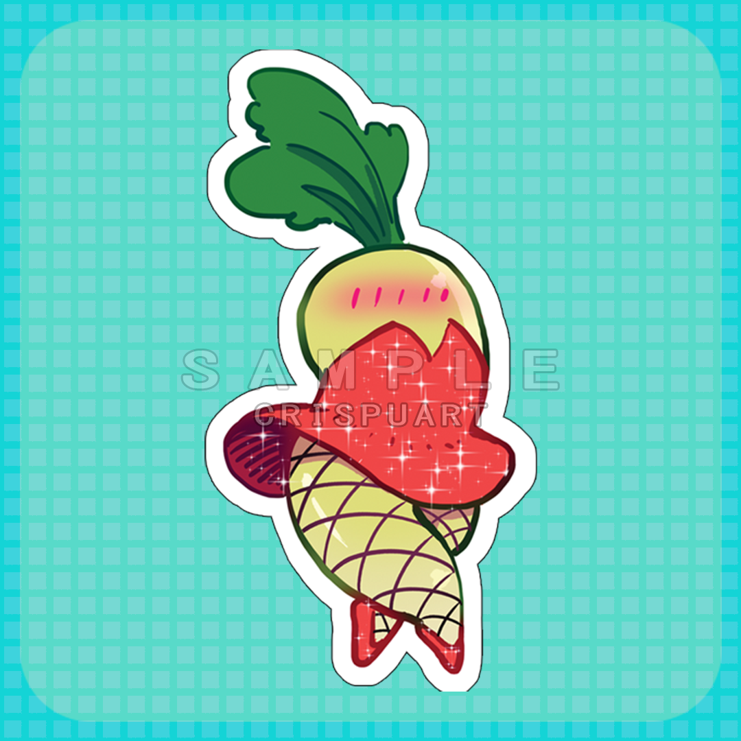 Sexy Radish Sticker – chub.my