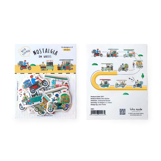 loka made deco stickers | Nostalgia on Wheels
