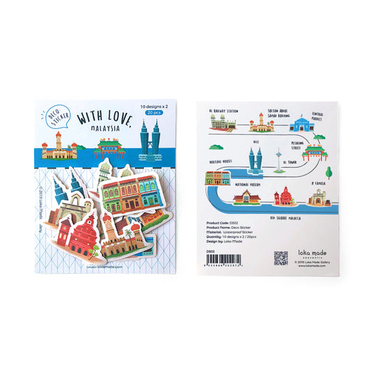 loka made deco stickers | With love, Malaysia