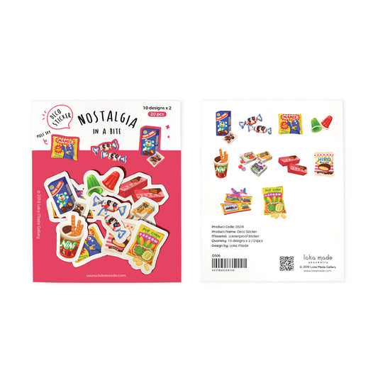 loka made deco stickers | Nostalgia in a Bite