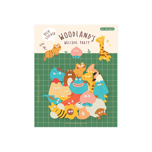 loka made deco stickers | Woodland’s Welcome Party
