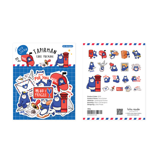 loka made deco stickers | Tapirman Care Package