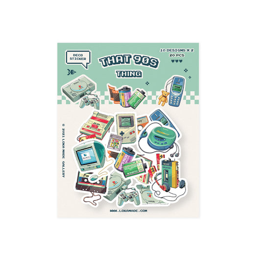 loka made deco stickers | That 90s Thing