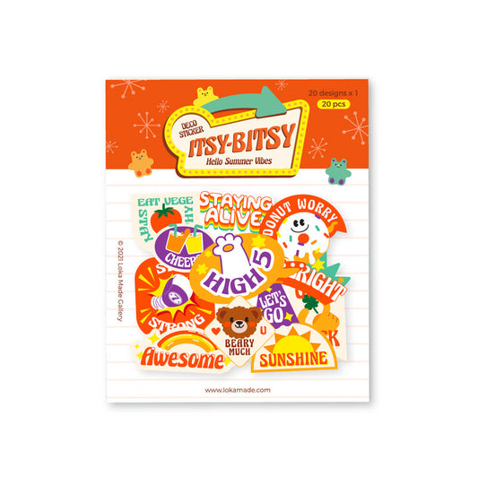 loka made deco stickers | Itsy-Bitsy Hello Summer Vibes