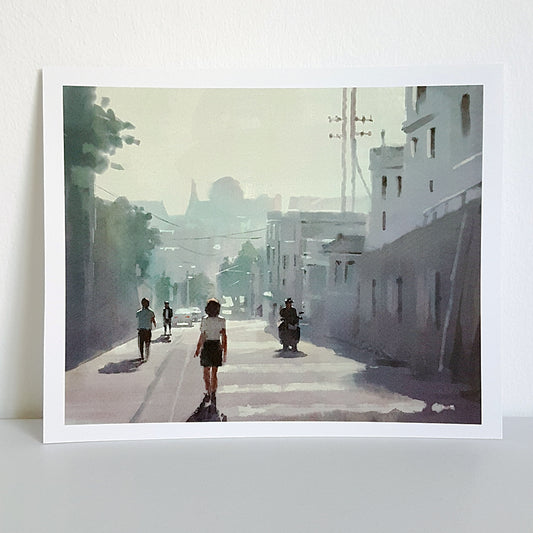 Korean Street Print by Edward Chee