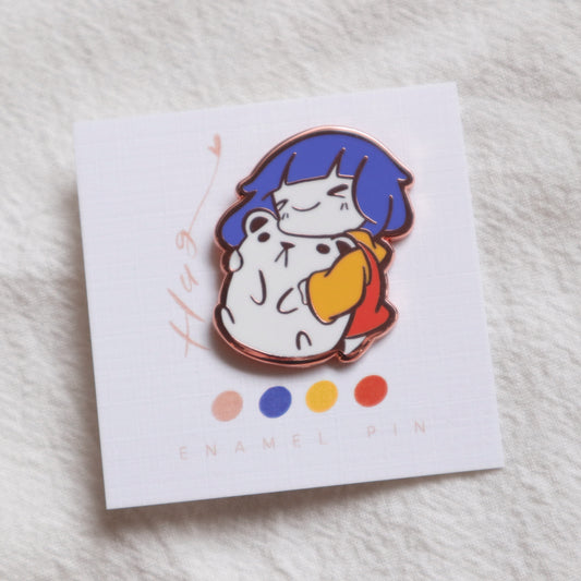 INK.DIARY Enamel Pin - Hug