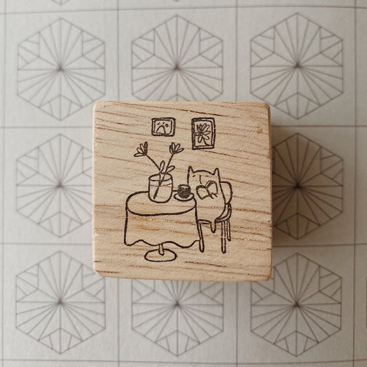 Catdoo rubber stamp - Enjoy yourself @cafe (CD2570050)