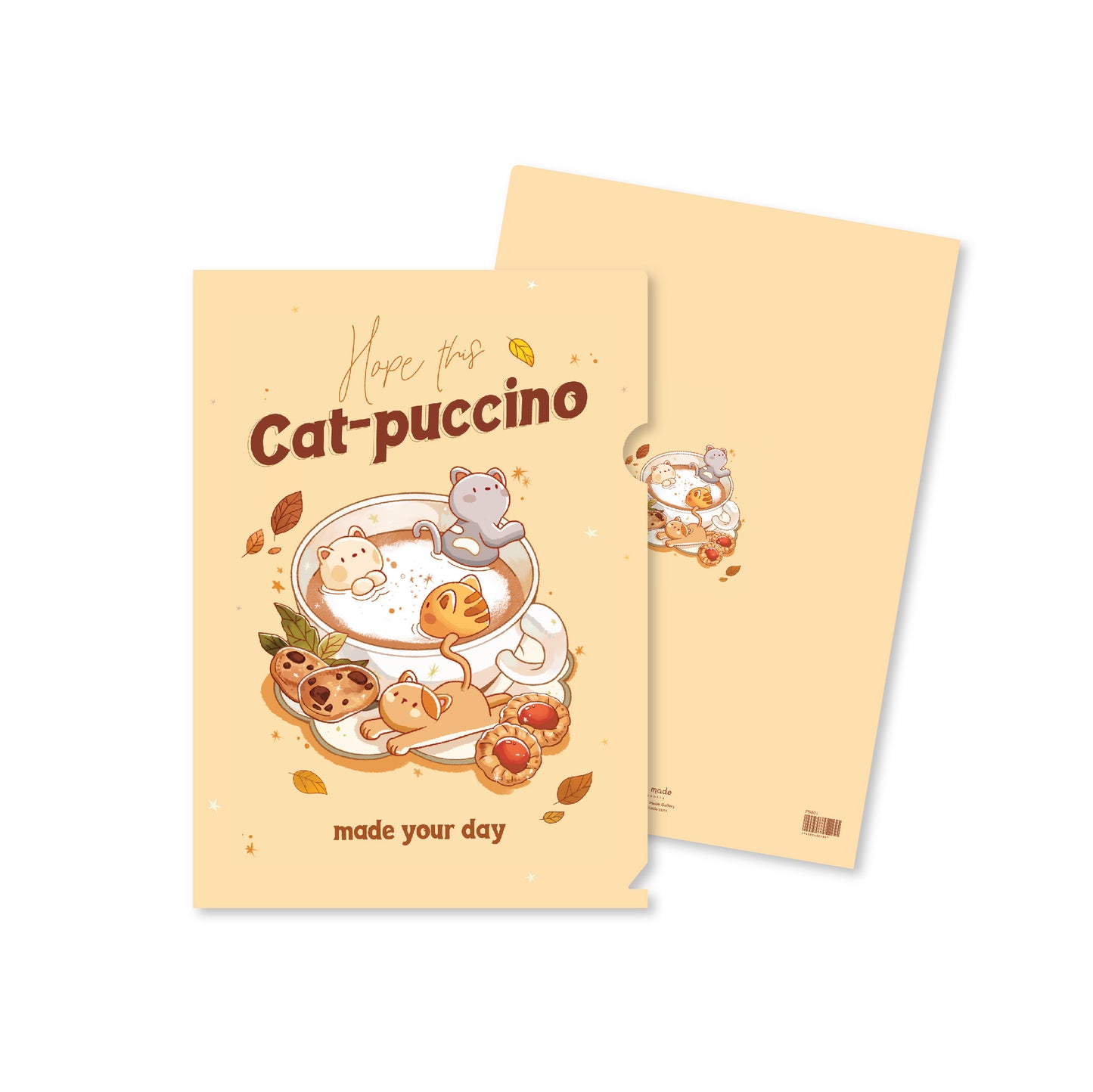 loka made A4 folder | CATpuccino made your day