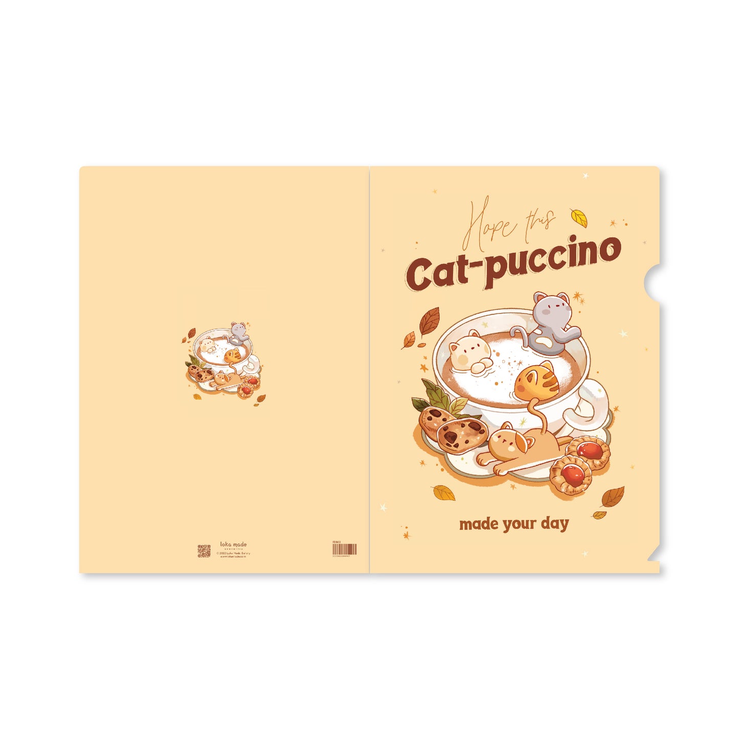 loka made A4 folder | CATpuccino made your day