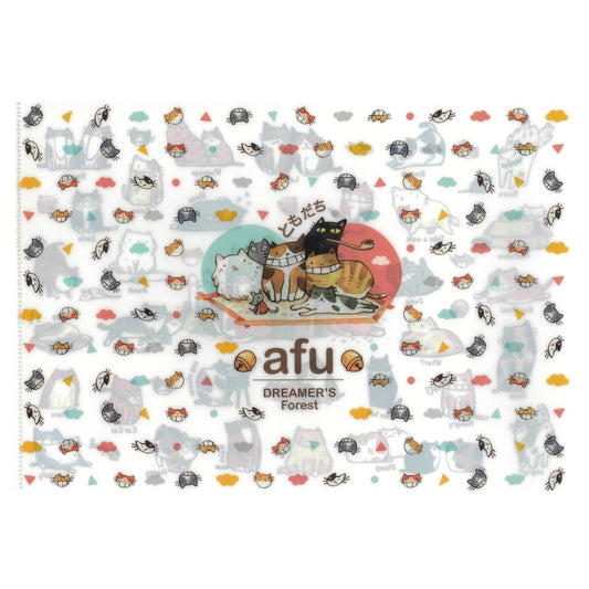 afu A4 Plastic Folder | Alley Cats
