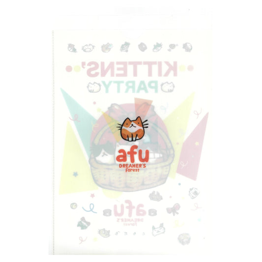 afu A4 Plastic Folder | Kitten Party