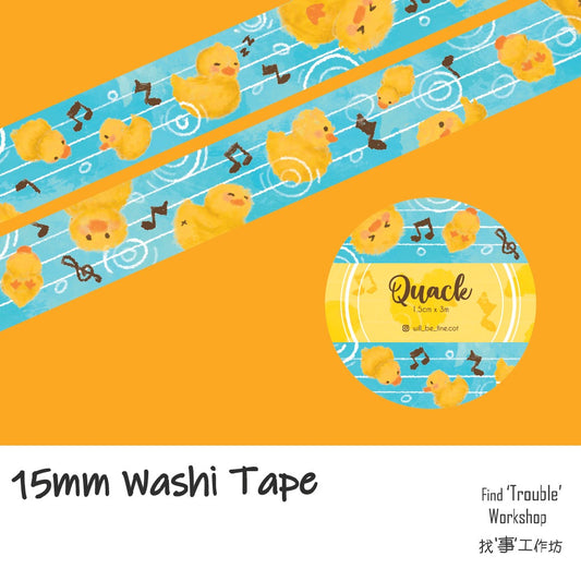 Find Trouble Workshop - Quack 15mm Washi Tape