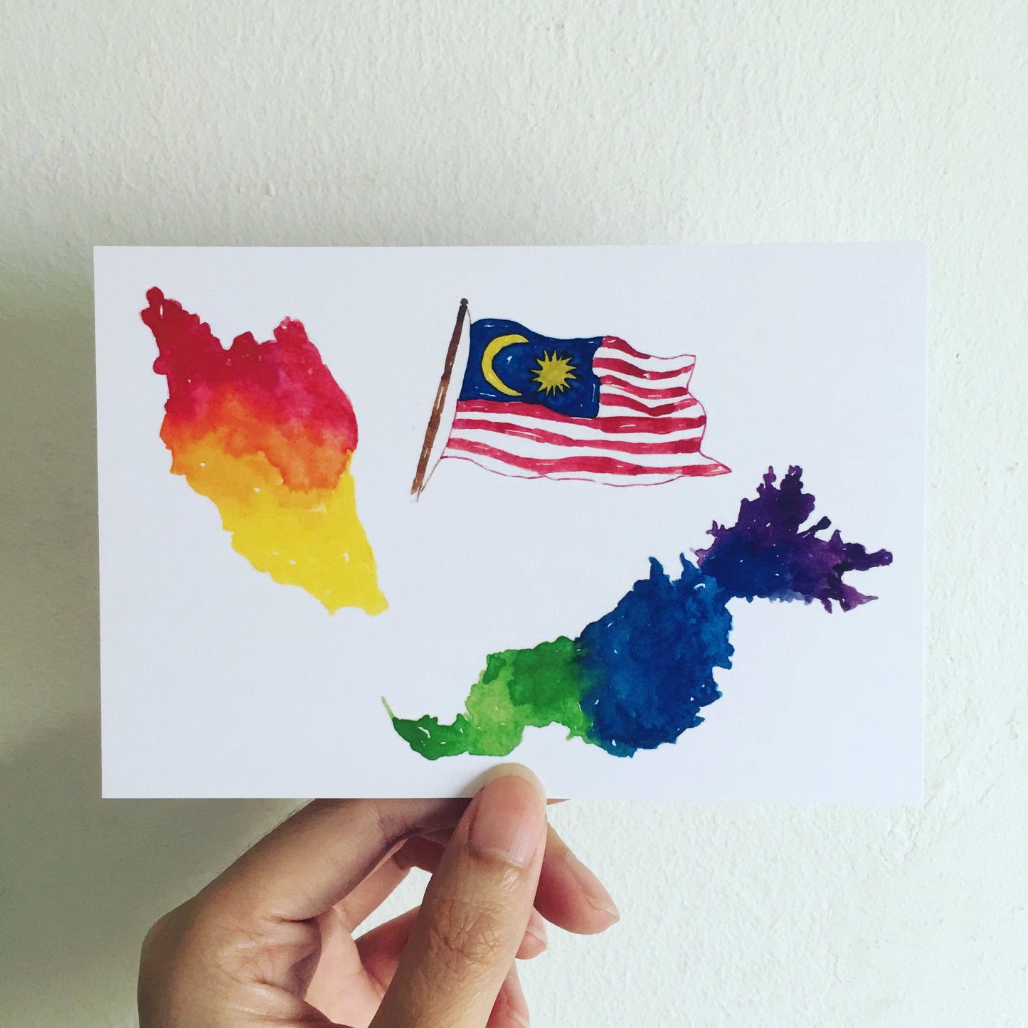 Colourful Malaysia Postcard