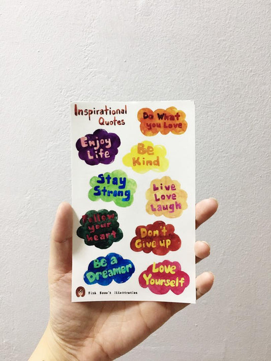 Inspirational Quotes Sticker