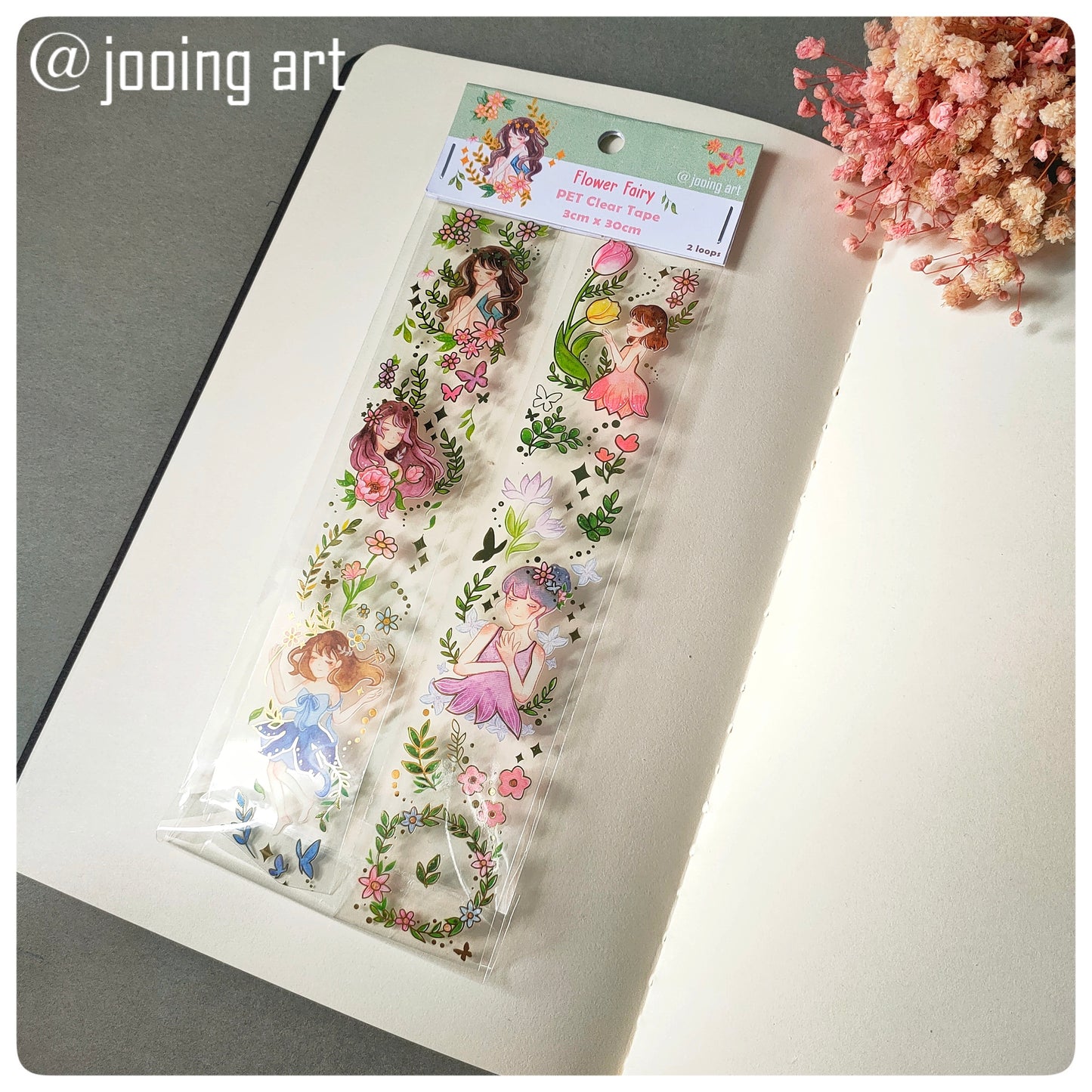 Flower Fairy - PET Clear Tape