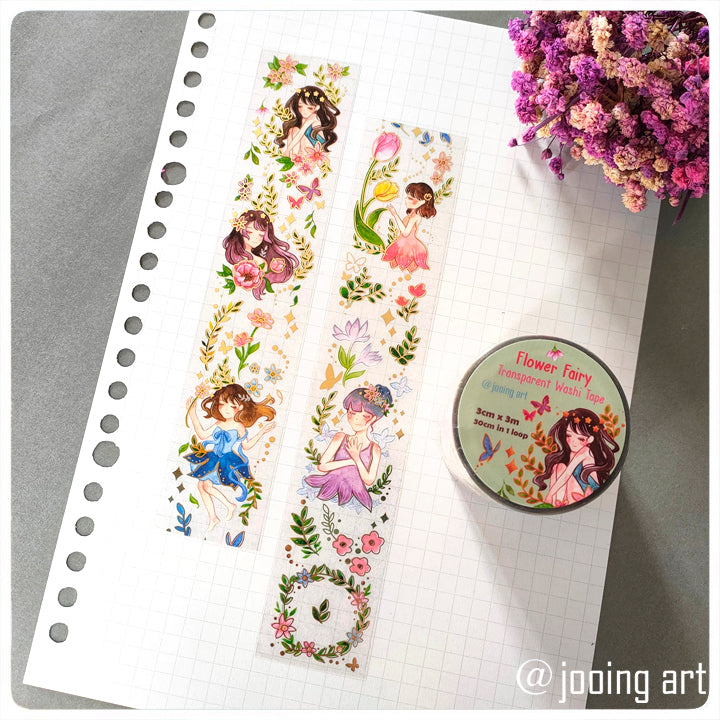 Flower Fairy - PET Clear Tape