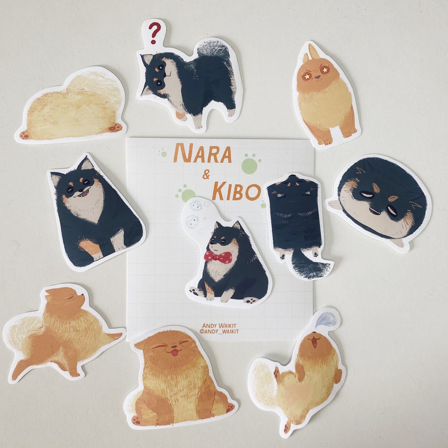 Nara & Kibo Sticker Pack