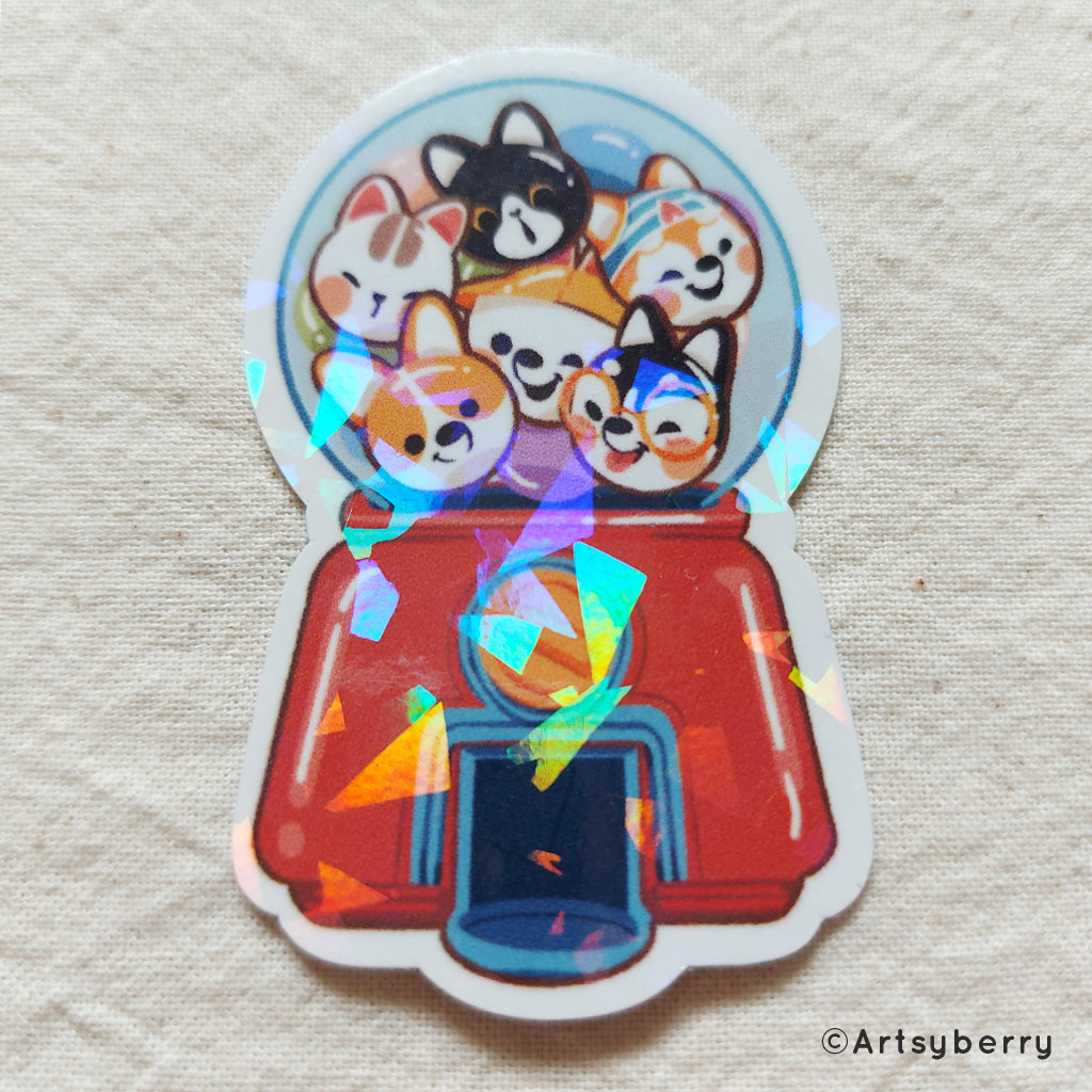Glomp Sticker Holographic Sticker // Gumbols – chub.my