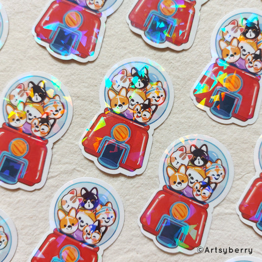 Holographic Sticker // Gumbols