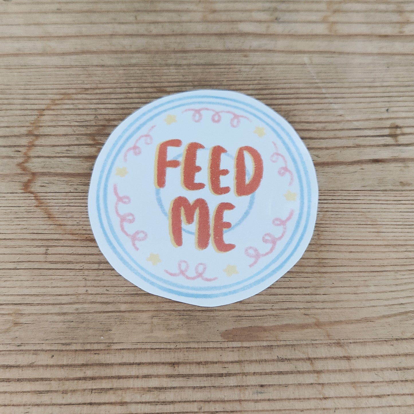 Weiliwonka Sticker Flake - "Feed Me"