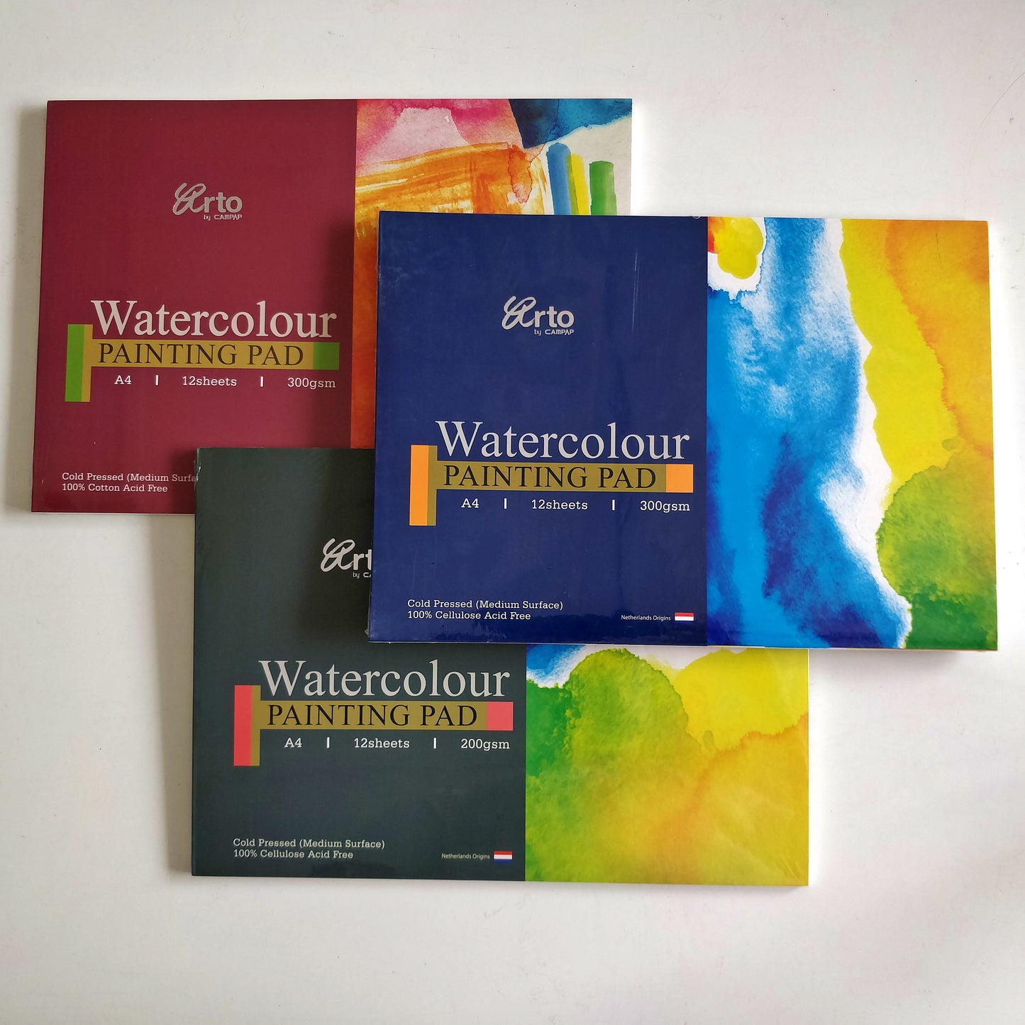 Arto by Campap Watercolor Painting Pad - A4 300 gsm