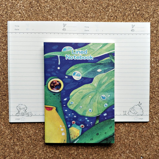 afu Lined Notebook | Big Eyes