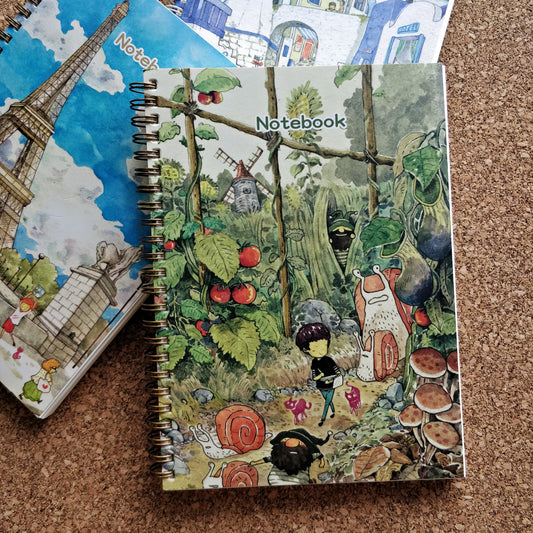 afu Multipurpose Blank Notebook | afu x Garden Path