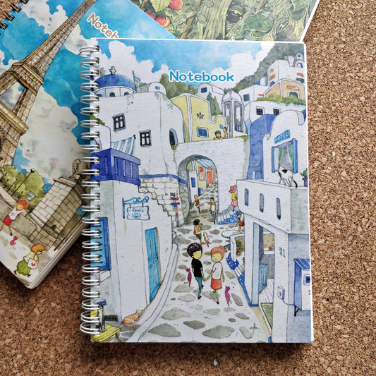 afu Multipurpose Blank Notebook | afu x Travel without Thinking