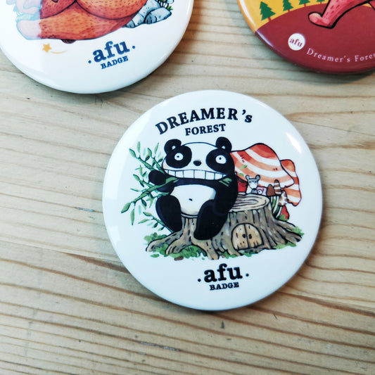 afu button | Dreamer's Forest Panda