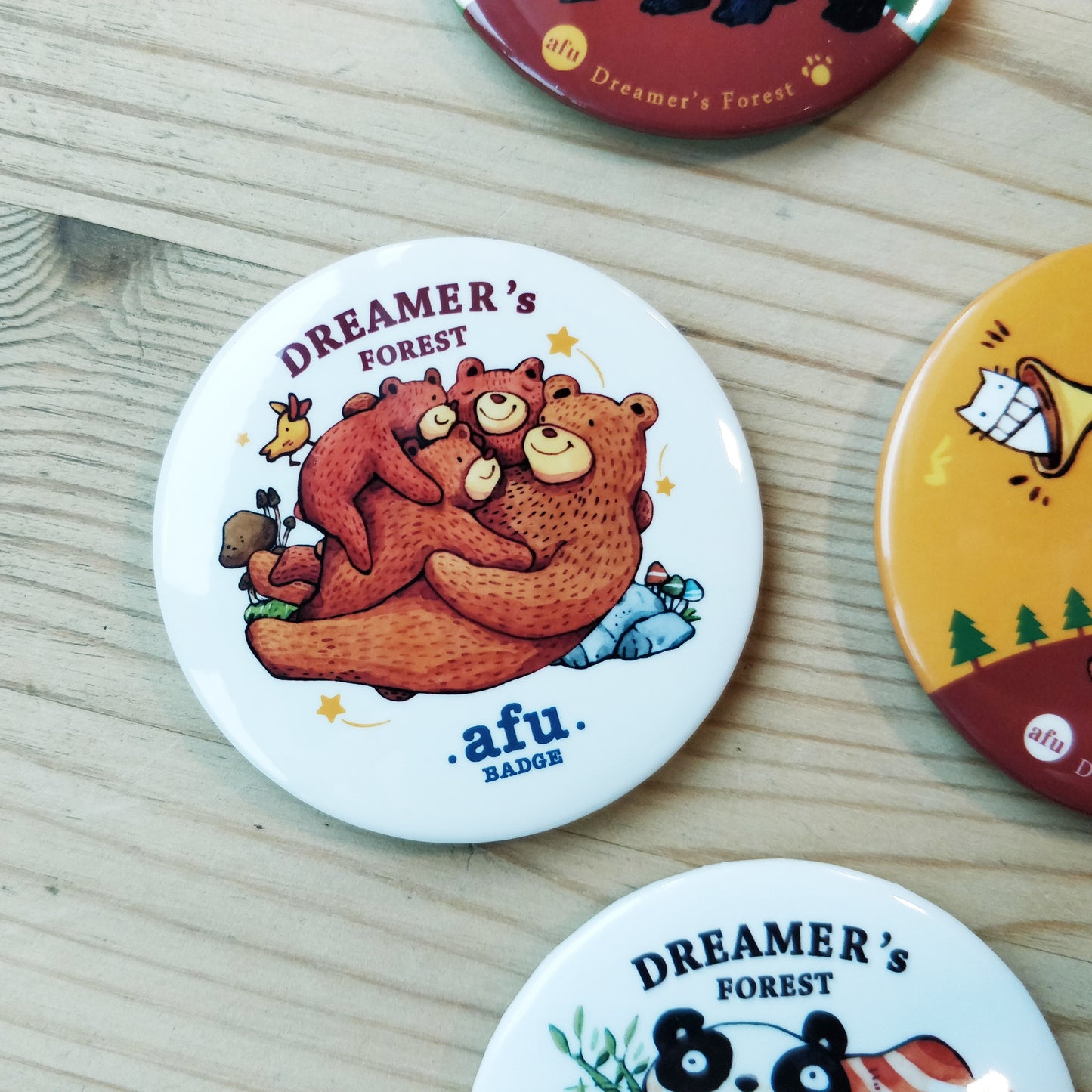 afu button | Dreamer's Forest Bear Hug