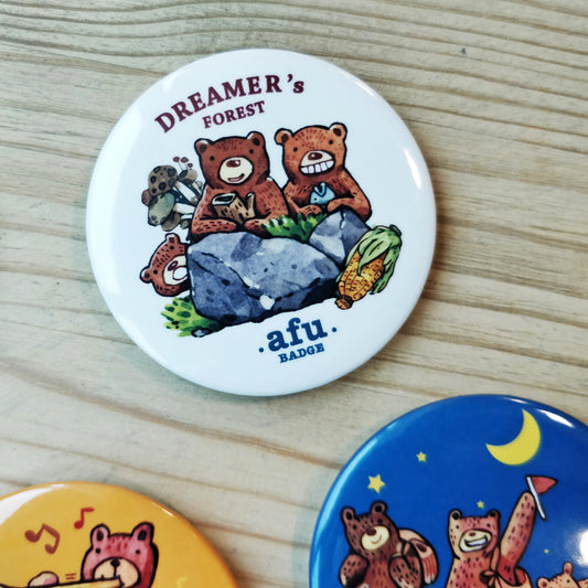 afu button | Dreamer's Forest Bears & Rocks