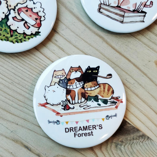 afu button | Cats & A Mouse