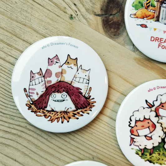 afu button | Cats Hide & Seek