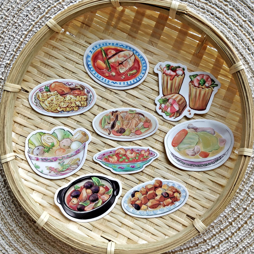 Peranakan Food Stickers