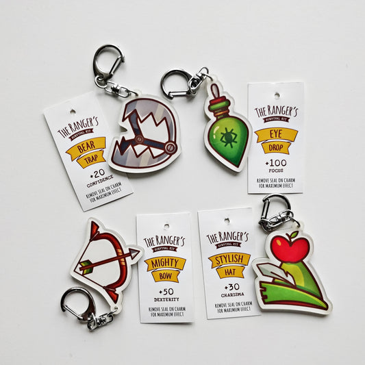 RPG Survival Kit Acrylic Keychain - The Ranger