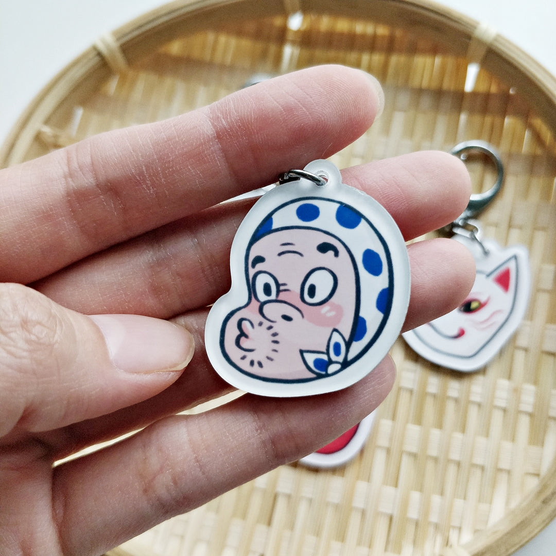 Matsuri Mask Acrylic Keychain