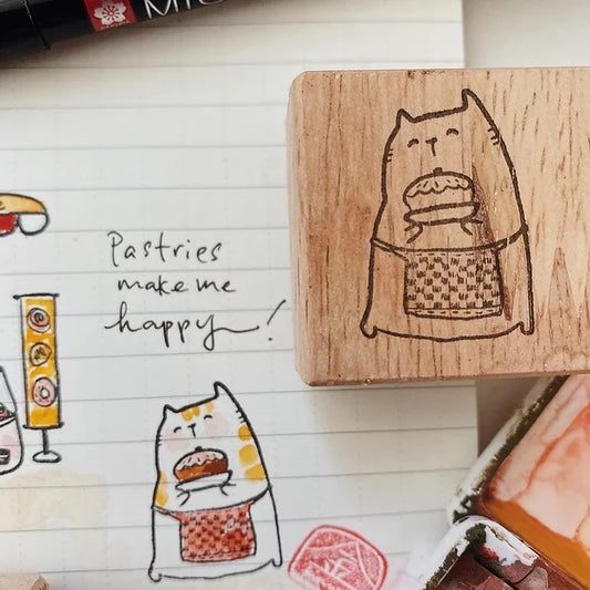 Catdoo rubber stamp - I baked (CD2570056)